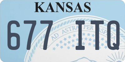 KS license plate 677ITQ