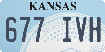 KS license plate 677IVH