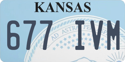 KS license plate 677IVM