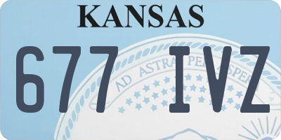 KS license plate 677IVZ