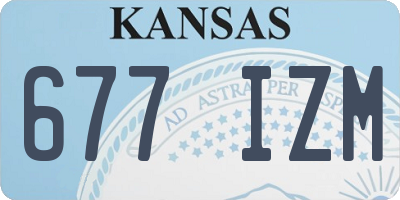 KS license plate 677IZM