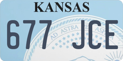 KS license plate 677JCE