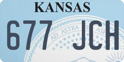 KS license plate 677JCH