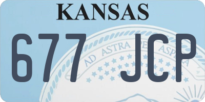 KS license plate 677JCP