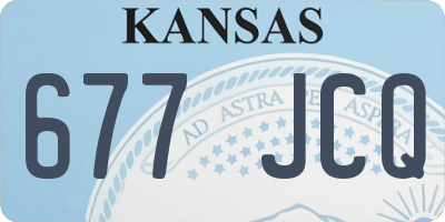 KS license plate 677JCQ