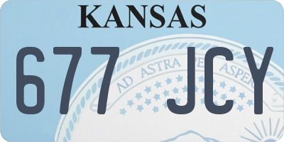 KS license plate 677JCY