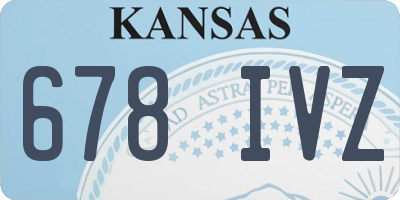 KS license plate 678IVZ
