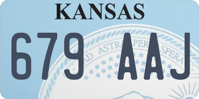 KS license plate 679AAJ