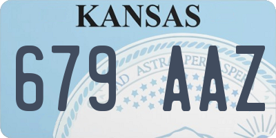 KS license plate 679AAZ