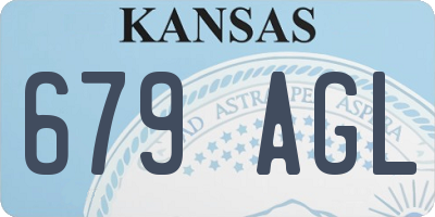 KS license plate 679AGL