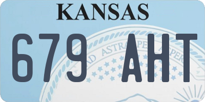 KS license plate 679AHT