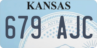 KS license plate 679AJC
