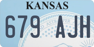 KS license plate 679AJH
