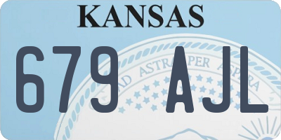 KS license plate 679AJL