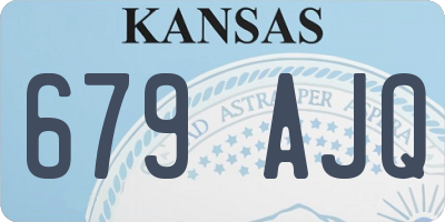 KS license plate 679AJQ