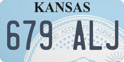 KS license plate 679ALJ
