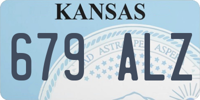 KS license plate 679ALZ