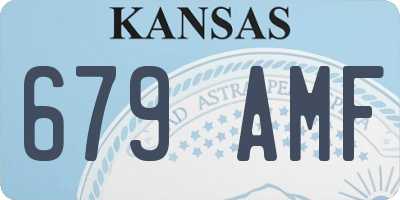 KS license plate 679AMF