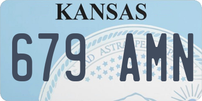 KS license plate 679AMN