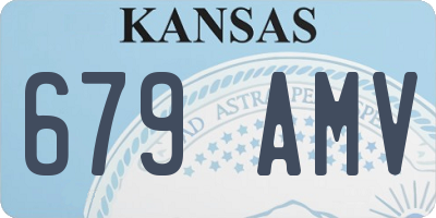 KS license plate 679AMV