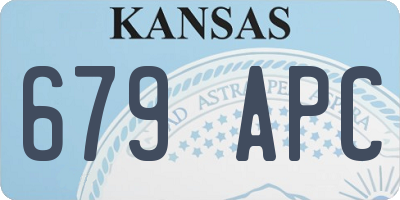 KS license plate 679APC