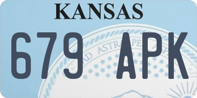 KS license plate 679APK