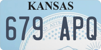 KS license plate 679APQ