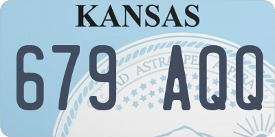 KS license plate 679AQQ