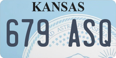 KS license plate 679ASQ