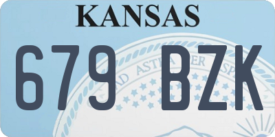 KS license plate 679BZK