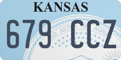 KS license plate 679CCZ
