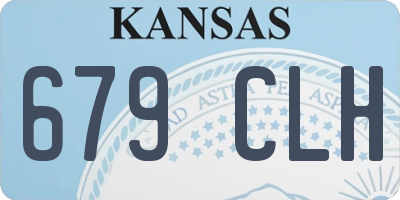 KS license plate 679CLH