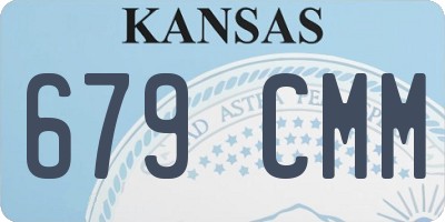 KS license plate 679CMM