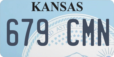 KS license plate 679CMN