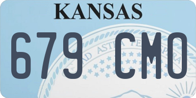 KS license plate 679CMO
