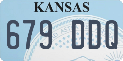 KS license plate 679DDQ