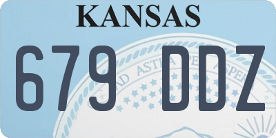 KS license plate 679DDZ
