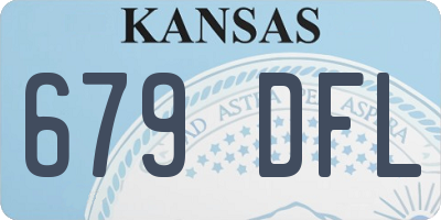 KS license plate 679DFL