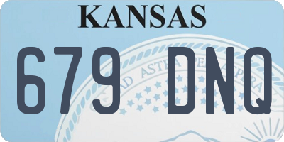 KS license plate 679DNQ