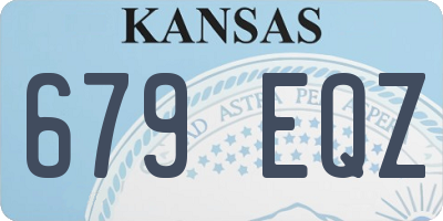 KS license plate 679EQZ