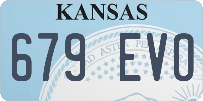 KS license plate 679EVO