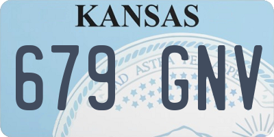 KS license plate 679GNV