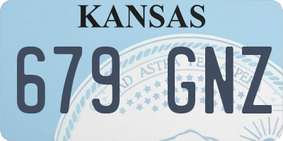 KS license plate 679GNZ