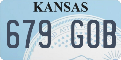 KS license plate 679GOB
