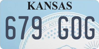 KS license plate 679GOG