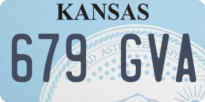 KS license plate 679GVA
