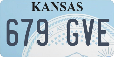KS license plate 679GVE