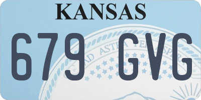 KS license plate 679GVG