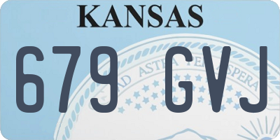 KS license plate 679GVJ