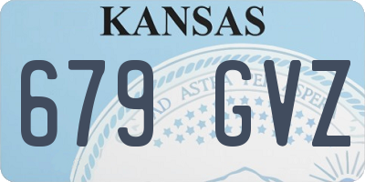 KS license plate 679GVZ